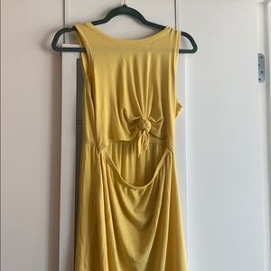 Aerie tie knot open waist dress